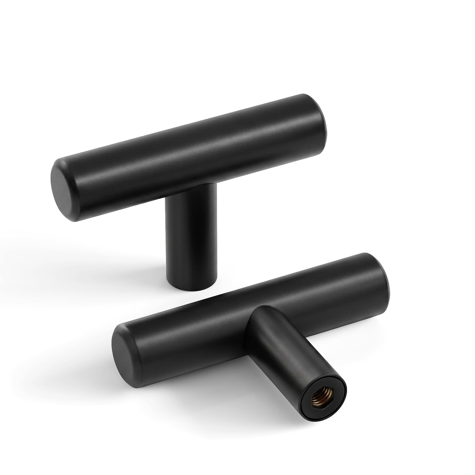 LONTAN Black 10 Pack Kitchen Cupboard Knobs - Drawer & Cabinet Door Knobs — image 1