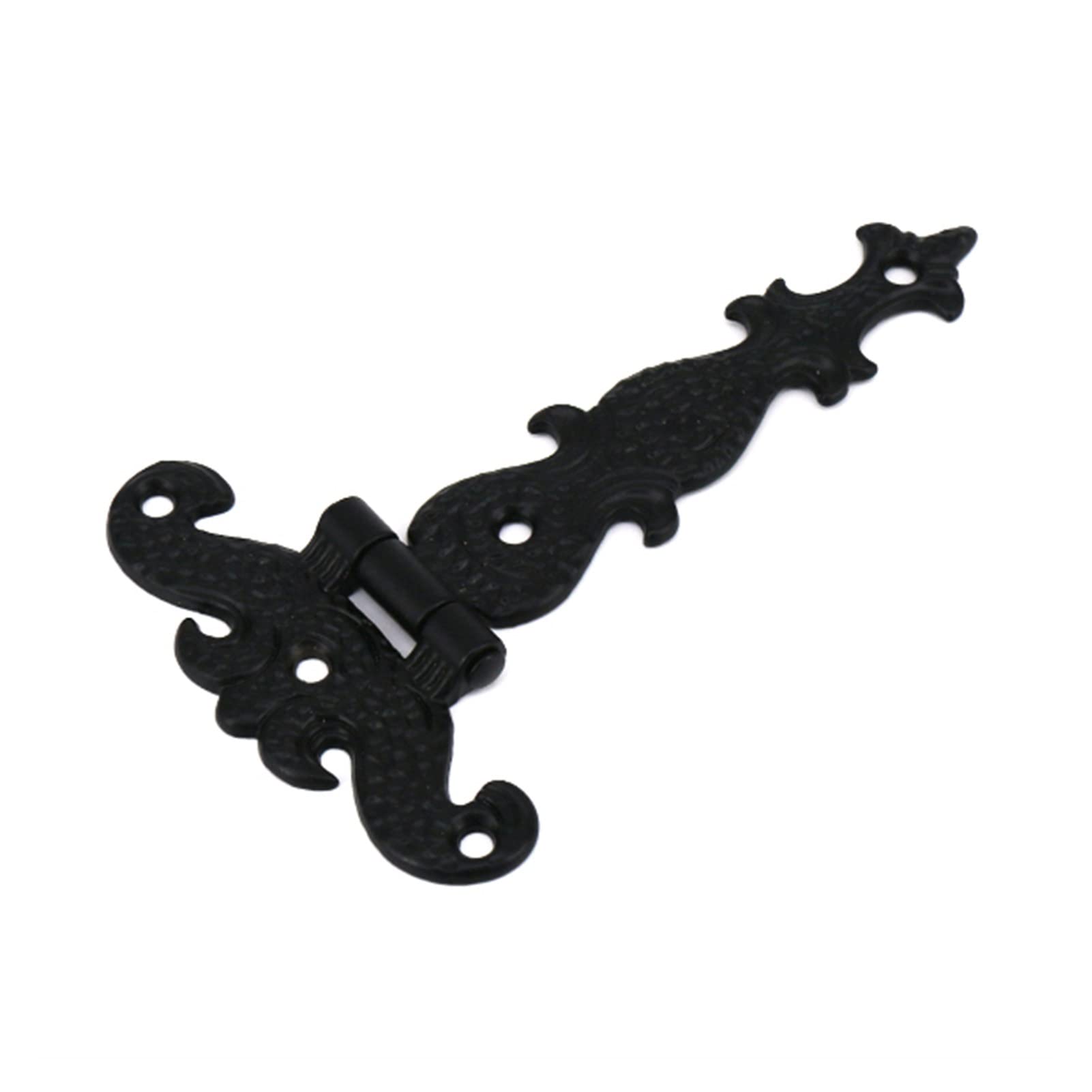 Nvsfzgiyg Nero Hinges 2Pcs 113 * 69Mm Antique Bronze/Black Hinge For Windows Cabinet Cupboard Wardrobe Doors Wooden Boxes Jewelry Case Chest(Nero)