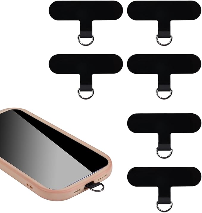 6pcs Cell Phone Tether Tabs, Crossbody Phone Strap Tether Tabs Multifuctional Phone