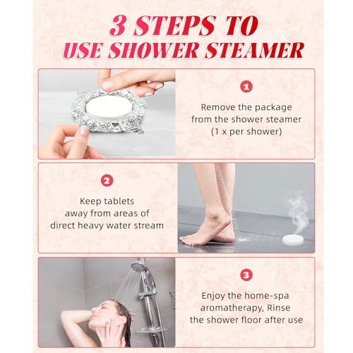 MR MIRYE Caixa de presente para vaporizador de chuveiro, 10 peças