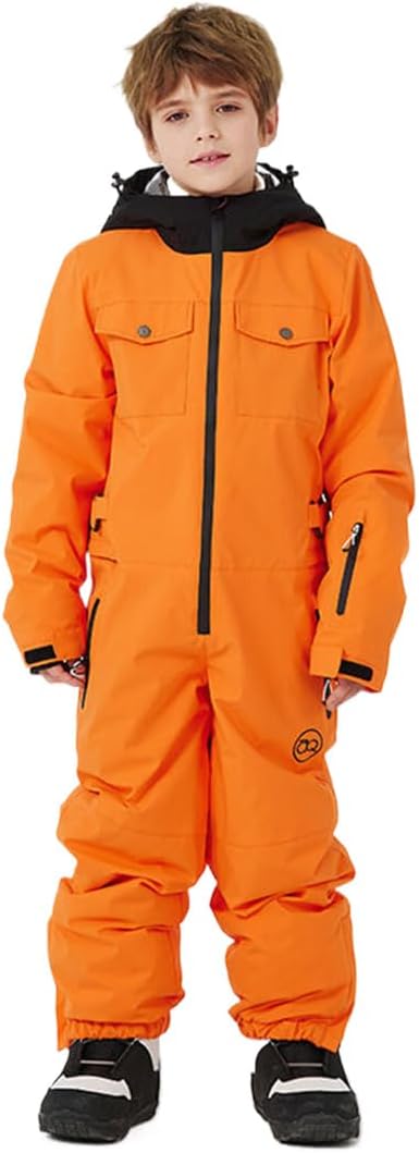 SIGNORMOTO] スノーボードウェア 上下セット キッズ スキーウェア