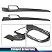 PIT66 Center Console Dashboard Panel Door Handle Trim Carbon Fiber Compatible with Jeep Grand Cherokee 2011-2021