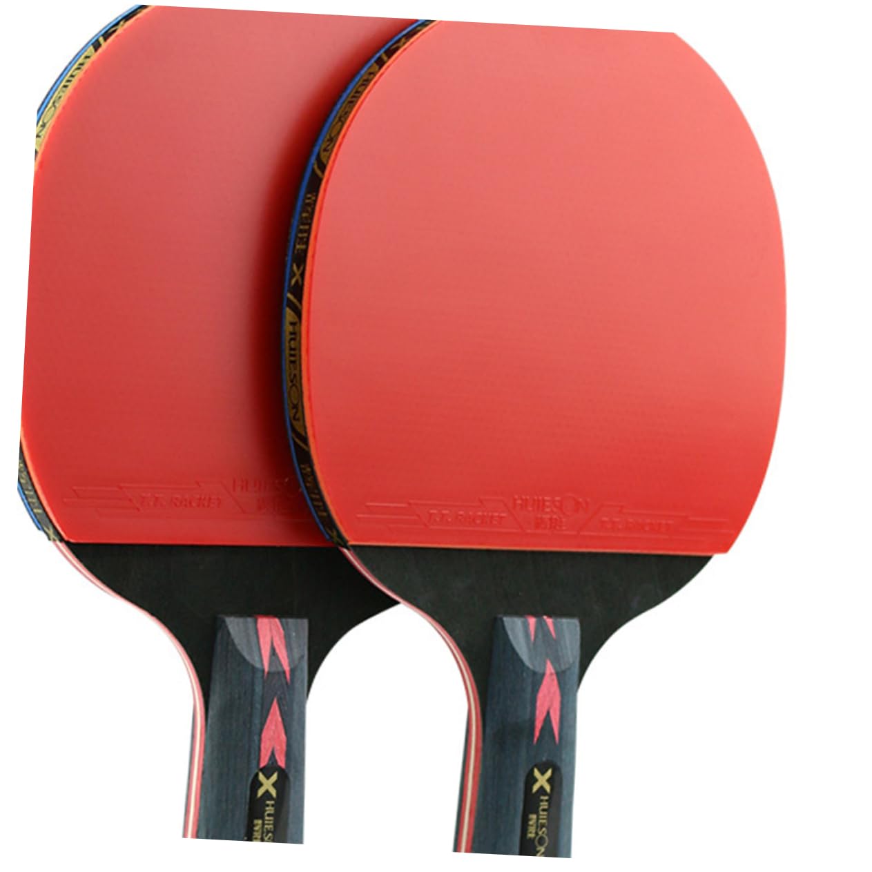Gogogmee 5 Star Fiber Table Tennis Paddle Double Pimples-in Racket for Junior Players Defense