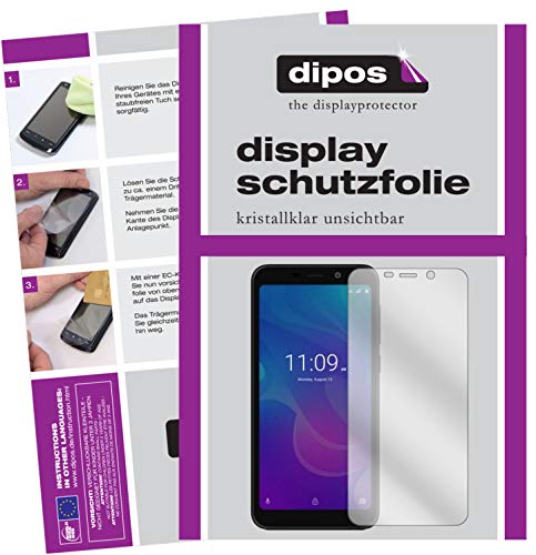 dipos I 6X Schutzfolie klar kompatibel mit Meizu C9 Pro Folie Bildschirmschutzfolie
