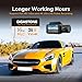 [10x High Endurance] GIGASTONE Industrial 16GB MLC Micro SD Card, 4K Video Recording, Security Cam, Dash Cam, Surveillance Compatible 95MB/s, U3 C10, with Adapter [5-Yrs Free Data Recovery]