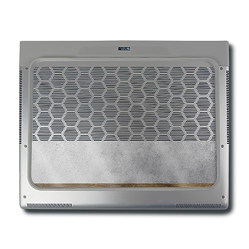Image of MightySkins Glossy Glitter Skin Compatible with Alienware X16 R1 (2023) Full Wrap Kit - Concrete Wood | Protective, Durable High-Gloss Glitter Finish | Easy to Apply & Change Styles | Made in The USA