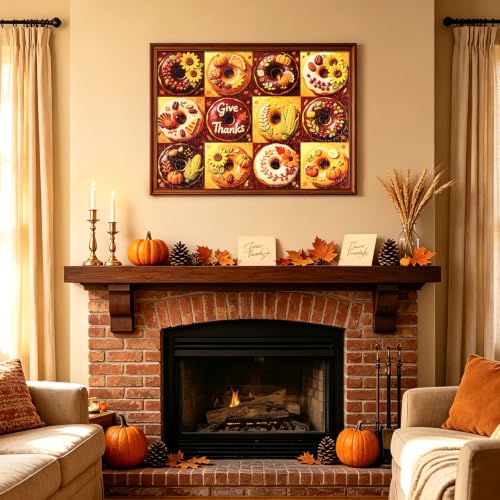 500 Piece Puzzle for Adults, Fall Donuts Thanksgiving Theme Puzzle by Motiloo - Used condition - Image 2