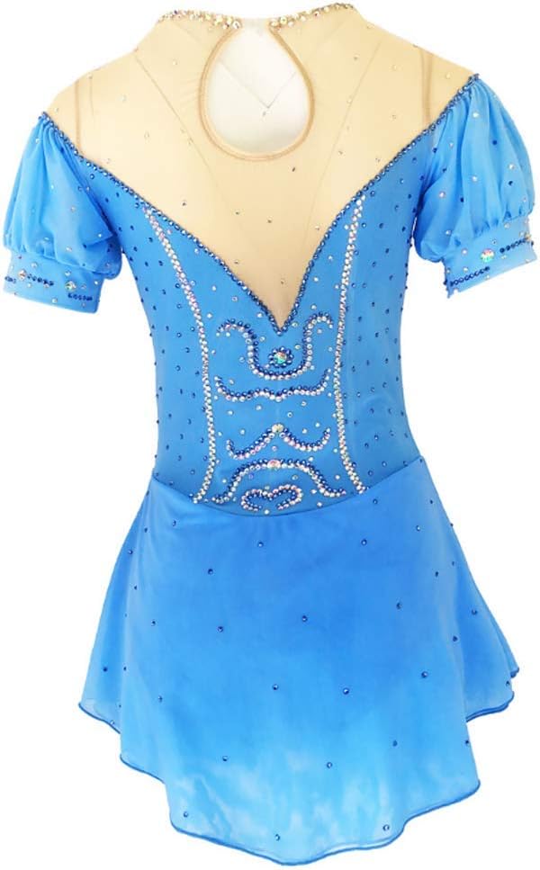 Women's Girls' Figure Skating Competition Dress Rhythmic Gymnastics Leotard Wear Artistic Ice Performance Costume