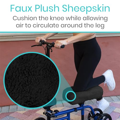 Vive Mobility Sheepskin Knee Scooter Pad
