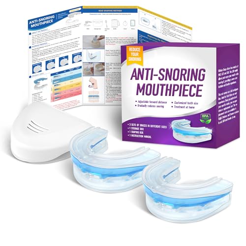 Anti-Snoring Mouthpiece for Sleep Apnea, FDA Cleared Mandibular Advancement Device,