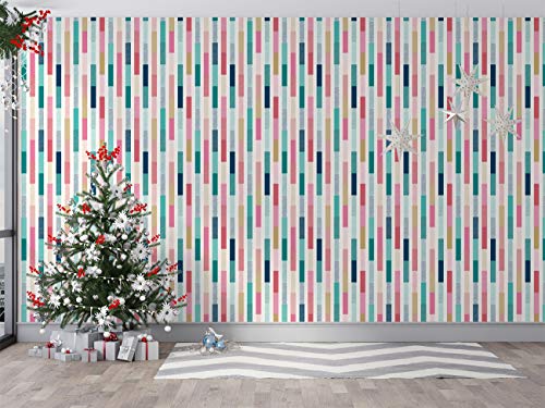 Image of DWELLSINDIA Dot Striped Self Adhesive Wallpaper Waterproof, Scratch Resistant, Laminated 41cm x 244cm