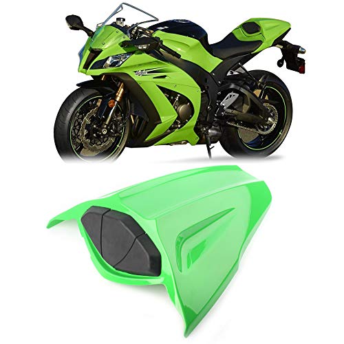 GZYF Motorcycle Rear Passenger Pillion Seat Cowl Fairing Cover for Kawasaki Ninja ZX10R 2011-2015, Green