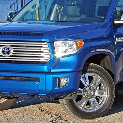 Compatible with 2014 2015 2016 2017 Toyota Tundra Halogen Fog light Kit w/Bezels/Wiring/Switch/Bulbs