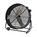 TPI CPBS24DV Commercial Direct Drive Portable Blower, 24 inch Steel Swivel Base w/Wheels, 120V, 1/6HP Non-Oscillating Motor, 2-Speed, UL & C-UL Listed