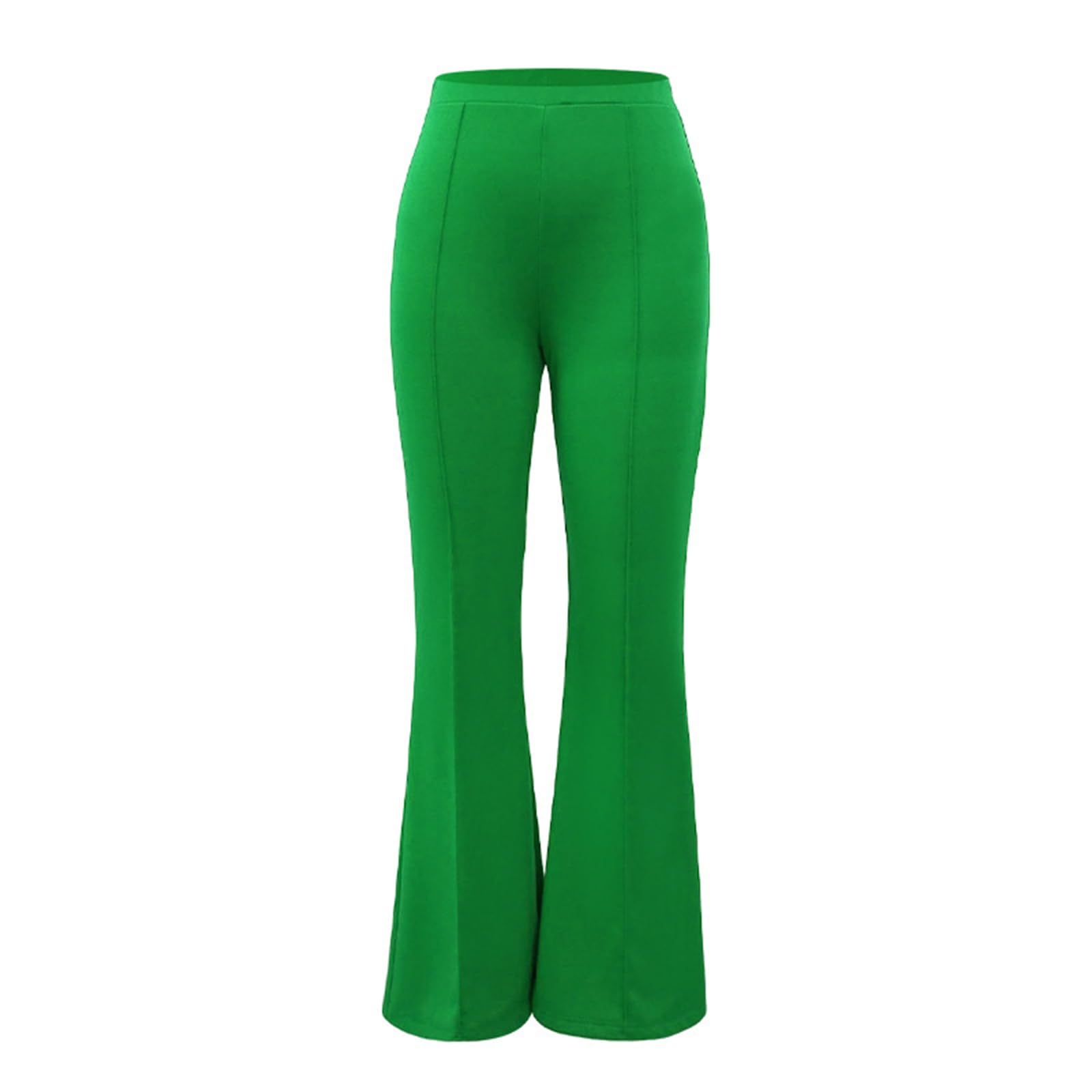 KIRYU Women Wide Leg Pants High Waist Casual Pants Fall Clothes Outfits Green Medium