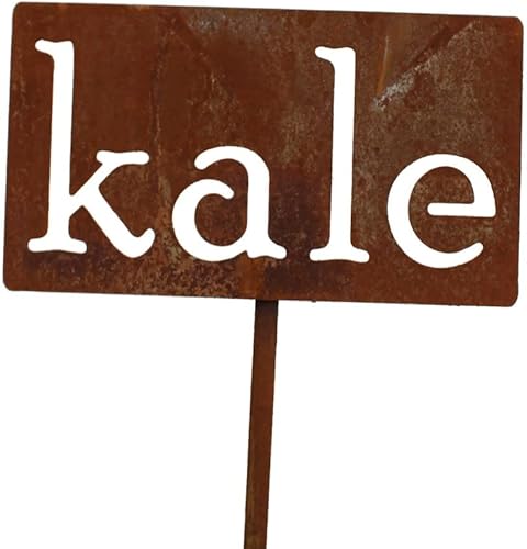 Miniatura 6 de Classic Metal Garden Markers 19 Inches Tall (jalapenos, Raw, Unfinished Steel (will rust with time))