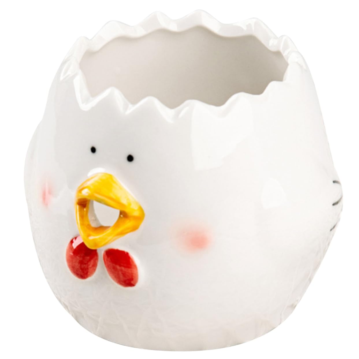 OFFSCH Adorable Ceramic Egg Yolk Separator Tool Cute Chicken Design for Baking Cooking Efficient Egg White Filter Practical Kitchenware for Separation