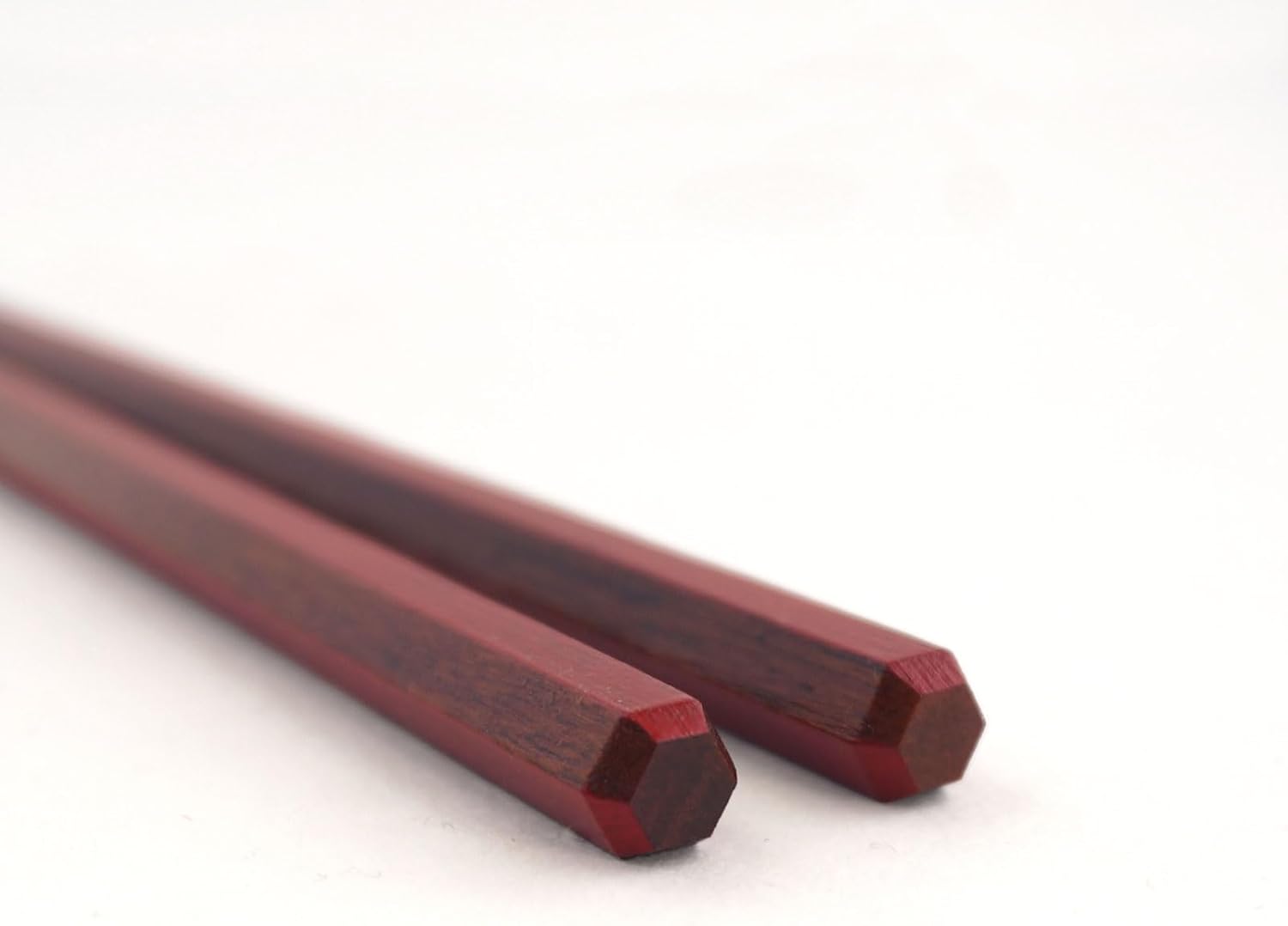 兵左衛門 Hyozaemon Wakasa-Nuri Hakkei Wooden Chopsticks, 21.5 cm, Red, Made in Japan, K-318