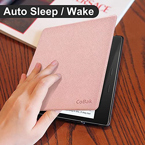 Cobak Kindle Oasis Case 10Th And 9Th Generation 7 Inch Premium Pu Leather Smart Cover With Auto Sleep Wake Feature For Kindle Oasis, Slim Fit, Rose Gold #TOP4