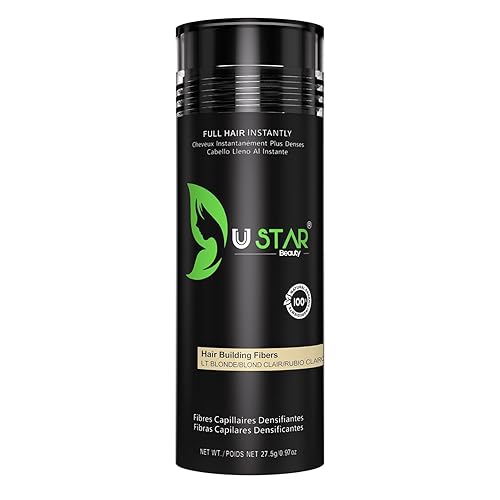 Miniatura 16 de USTAR Spray de fijación de fibra de construcción de cabello 4oz Caoba,Negro -,Marrón oscuro,Gris,Rubio claro,Marrón claro,RUBIO MEDIO,Marrón