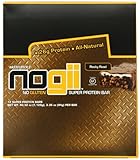 NoGii Super Protein Nutritional Bar, Rocky Road, 12 Count