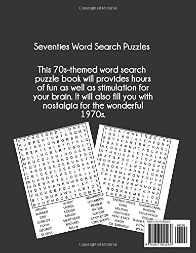 1970s Word Search: Seventies Word Games with 101 Large-Print Puzzles – vue 2