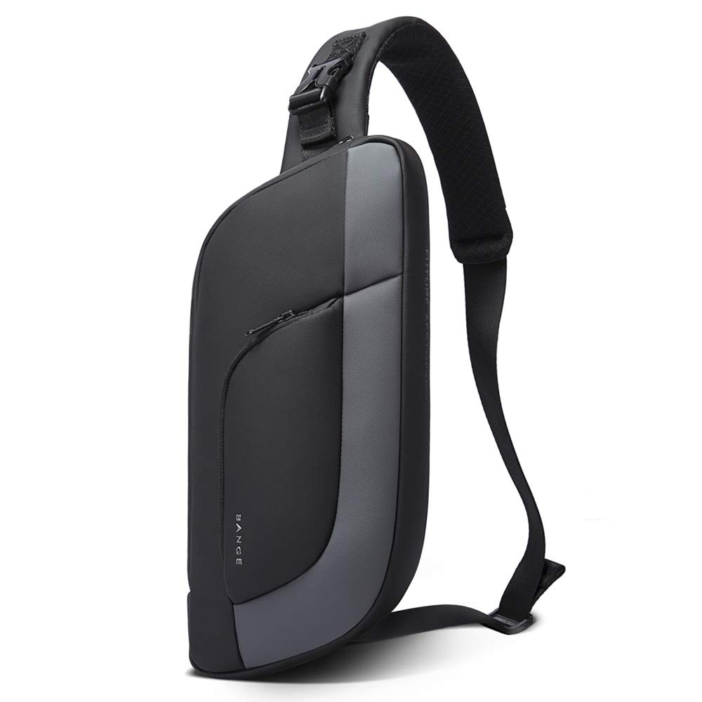 Borsa a tracolla versatile per sport all'aperto, viaggi e uso quotidiano (grigio)