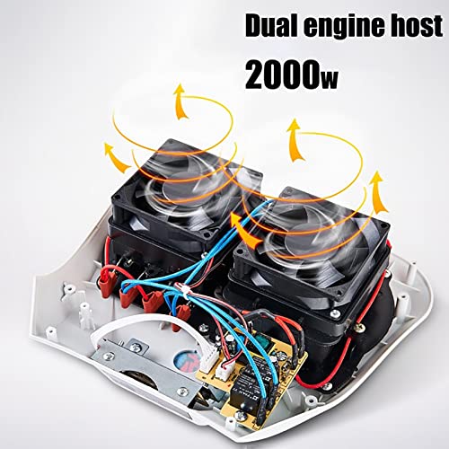 Elektrische wasdroger met timing en draagbare demping Dubbele luchtuitlaat Droger Kleding drogen, for thuis Huishouden Doek drogen Babykleertjes steriliseren - Image 7