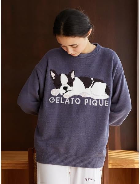 Amazon | [ジェラート ピケ] エアモコSLEEPING DOG JQDプルオーバー