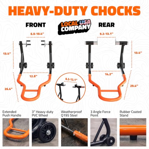 Mockins Motorcycle Stand Lift Combo