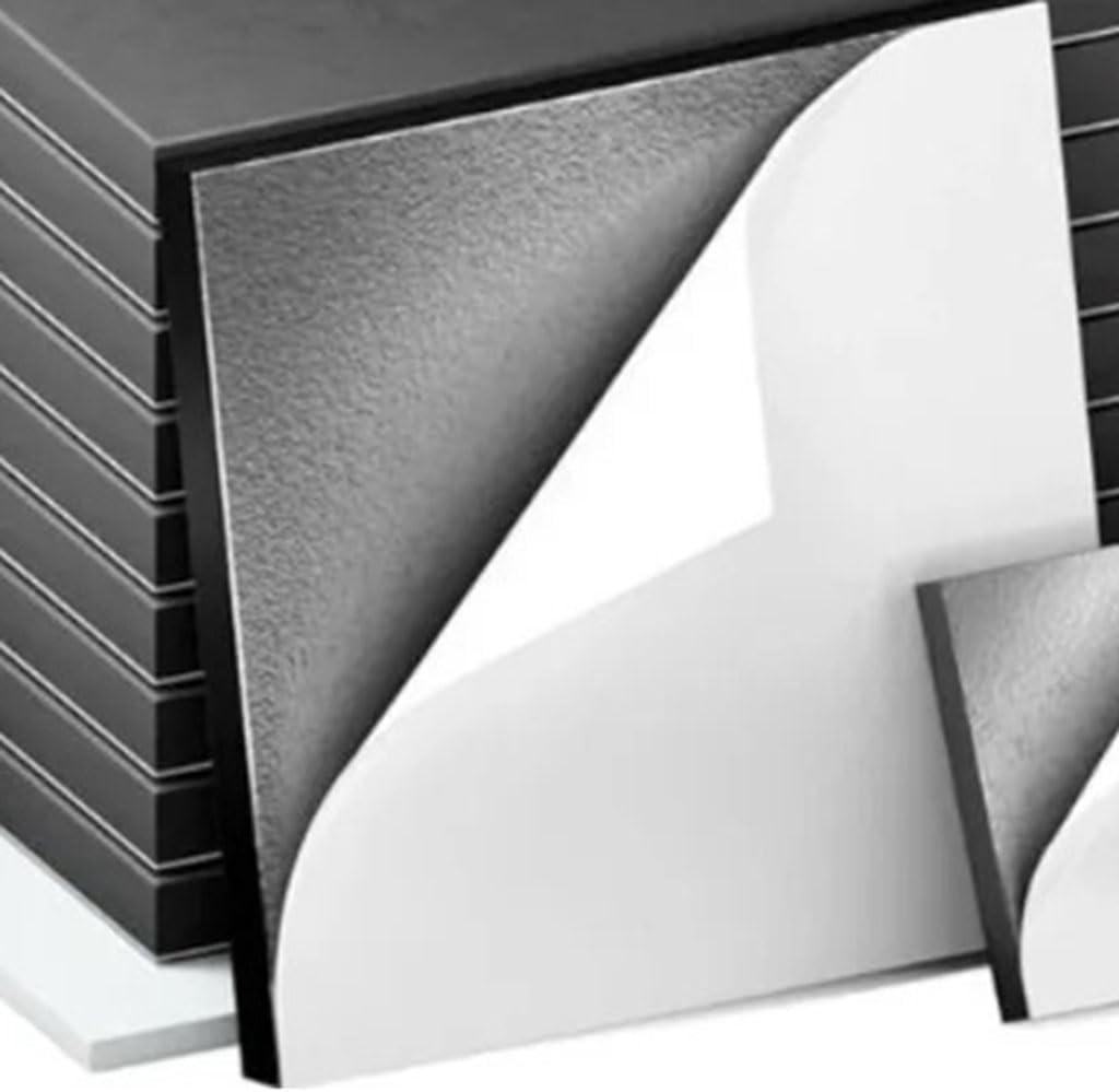 20PCS Self Adhesive Magnets Square Magnetic Sheets Soft Magnetic Sheet for Household Refrigerator DIY Craft Fridge Decor(30x30mm,100PCS)