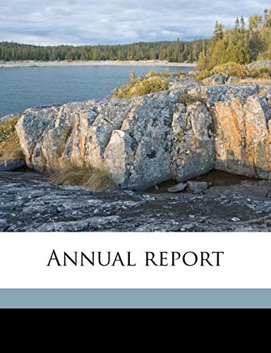 Annual Report Volume 1892