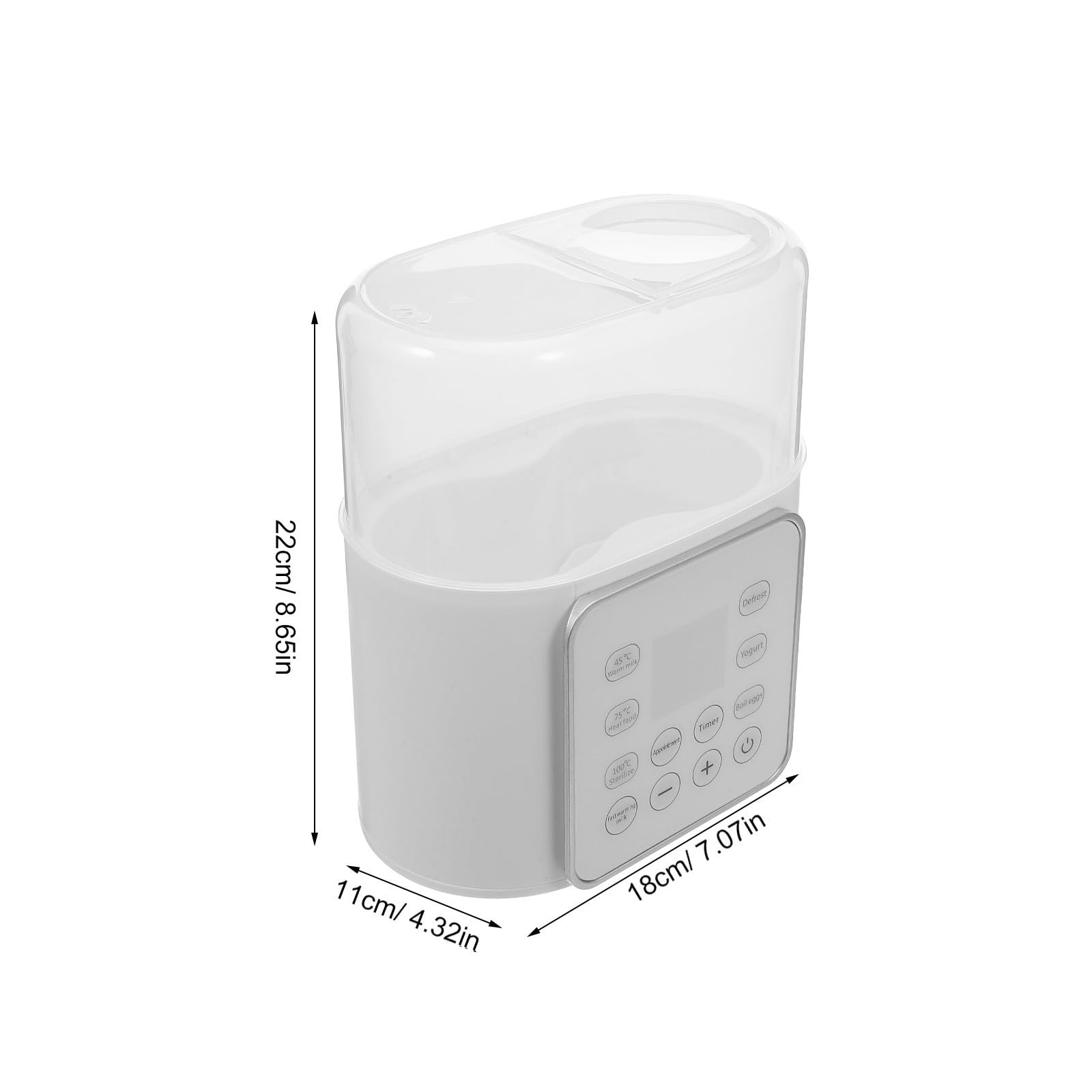 Calienta Biberones Eléctrico Portátil con Control Preciso de Temperatura Diseño Doble para Viaje Compatible con Leche Materna y Fórmula Mantiene Caliente y Preserva Nutrientes