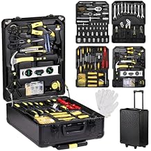 799 PCS Home Tool Kit with Trolley Case, Auto Repair Tool Set, Mechanic Tool Sets, Household Hand Tools for Homeowner, Diyer, Handyman