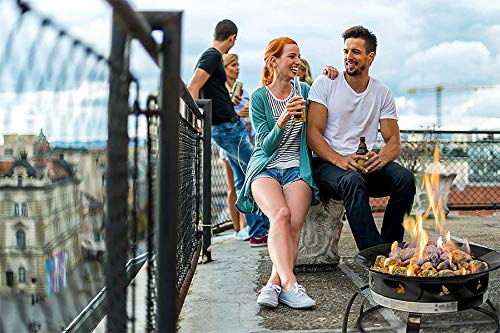 Outland Living Portable Propane Fire Pit, 19-Inch, 58,000 Btu Smokeless Gas Firebowl | Perfect For Camping, Patio, Backyard, Tailgating, Deck, Rv| Black 823 Standard #TOP5