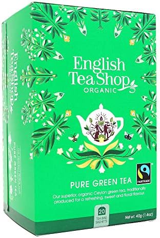 English Tea Shop - Pure Green Tea - 20 Tea Bag Sachets, 40 g