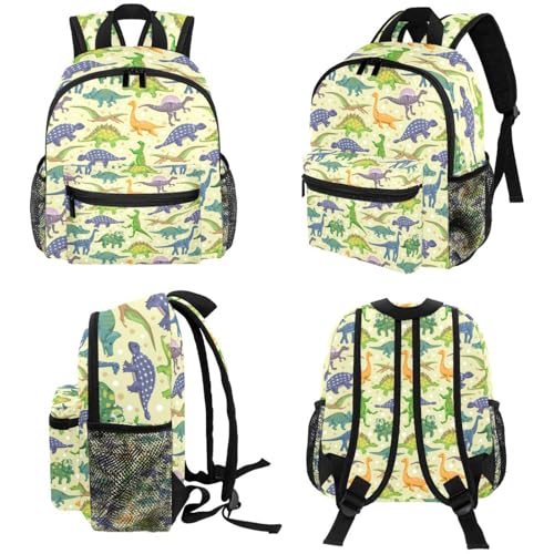 Petit sac à dos décontracté à imprimé dinosaure de haute résistance - 4
