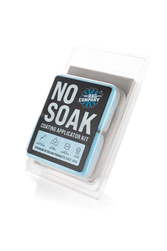 Kit de Aplicadores para Revestimento The Rag Company ULTRA No Soak com Esponjas e Toalhas de Microfibra, 5 peças