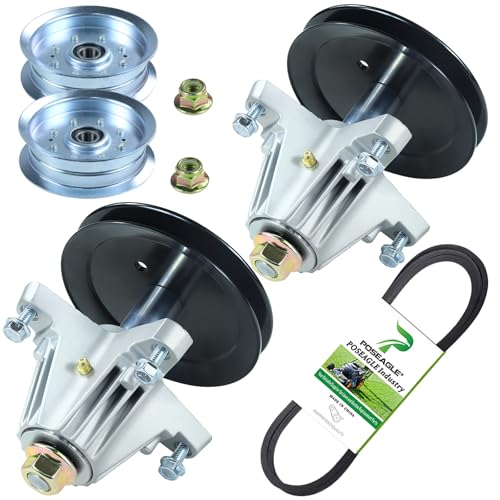 POSEAGLE 2 Pack 918-06991 Spindle Assembly for Huskee Troy Bilt 42" Mowers