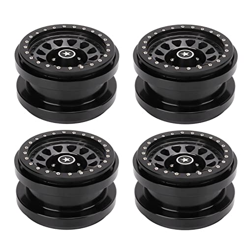 4 szt. 2,9 cala aluminium felgi RC CAR z metalowym piastem dla 1 6 Axail SCX6 Zwiększona stabilność i wydajność (Kolor)