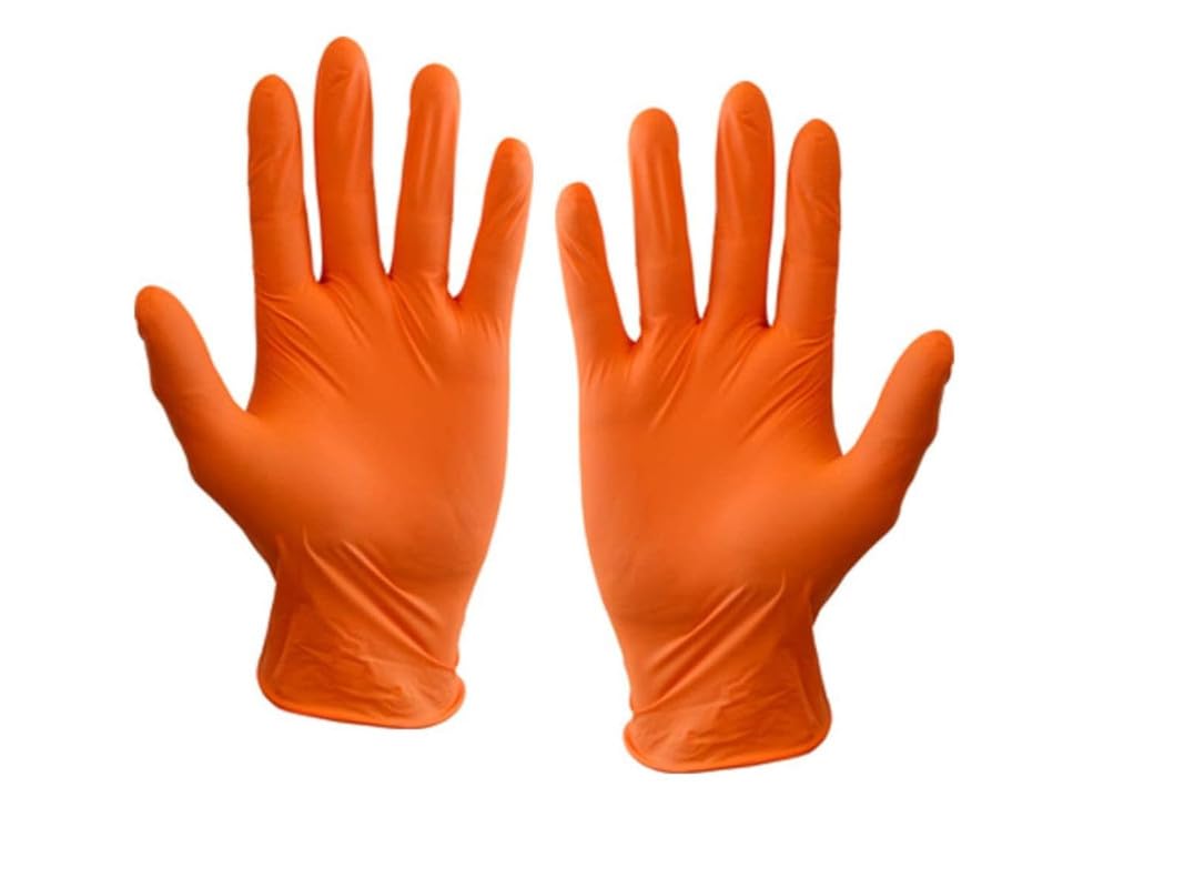 See full amazon price history chart for Voblin Powder Free Nitrile Hand Gloves Food Grade, Non Tearable, CE & FDA Approved (Box of 50), Made in Malaysia (Medium) Orange Voblin Powder Free Nitrile Hand Gloves Food Grade, Non Tearable, CE & FDA Approved (Box of 50), Made in Malaysia (Medium) Orange (B0CQNZNC52) Amazon Price History, Amazon Price Tracker