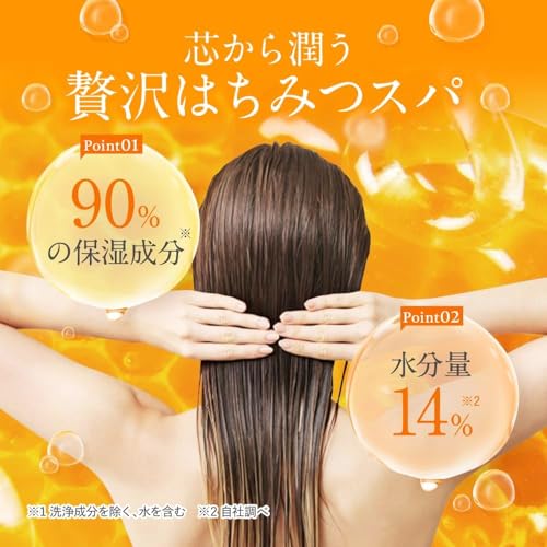 Image of &honey Deep Moist 1.0 Shampoo + Deep Moist 2.0 Treatment Combo | Japanese Honey Moisturizing Hair Care Set | Japan Import