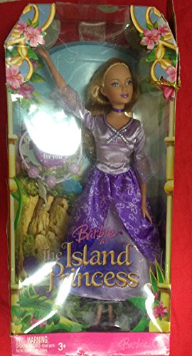 Muñeca Barbie Isla Princesa Vestido Lavanda Rubia miniatura 1