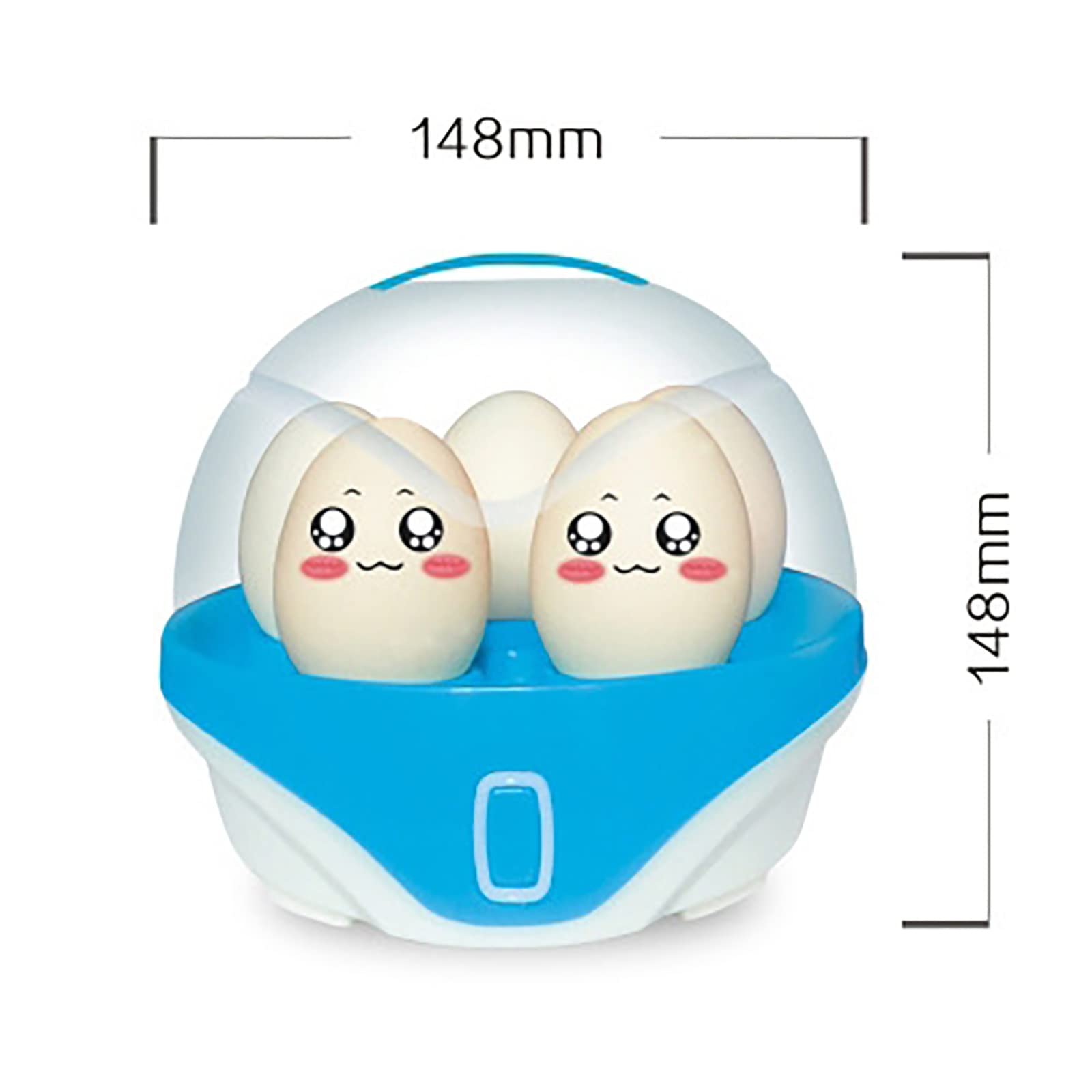 Cuiseurs à œufs Coileur à œufs multifonctionnels Portable chaudières maison outil de cuisson la pour Un Usage Quotidien(Bleu)