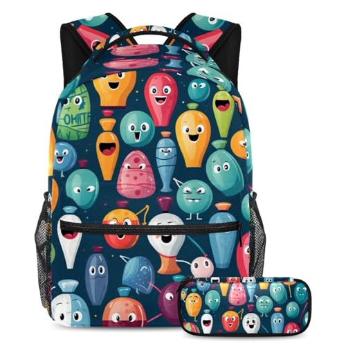 Cartables de grande capacité Happy Bowling Paradise pour ranger toutes ses affaires