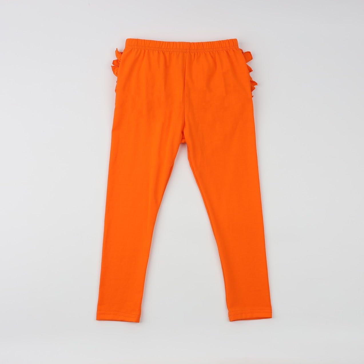 HOOLCHEAN Baby Toddler and Little Girls Ruffles Buttocks Leggings Solid Color Pants - Image 2
