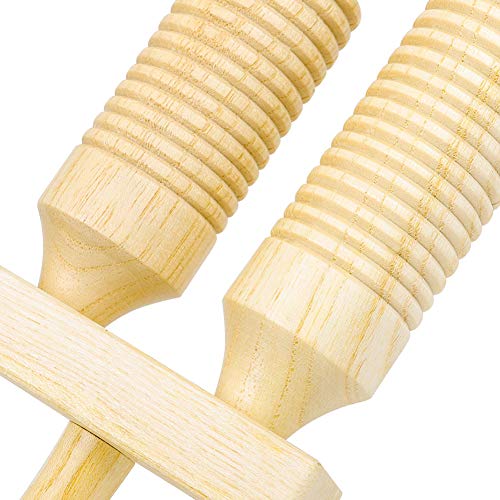 Twee Tone Dubbele Houten Blok Houten Percussie Geluid Tube Rod Speelgoed Muziekinstrumenten voor Beginners Kids Peuter… - Image 8