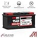 LANGZEIT Autobatterie 12V 95Ah 800A/EN Starterbatterie 30% mehr Startleistung ersetzt 100Ah 88Ah 90Ah 92Ah Batterie