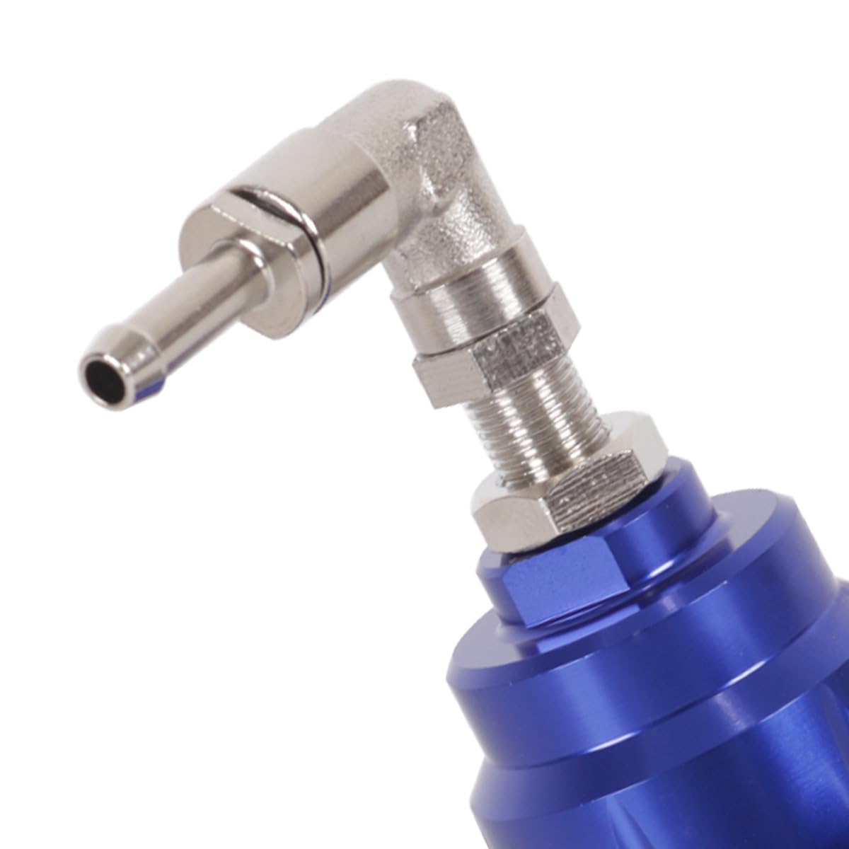 Régulateur de pression de carburant réglable, universel, en aluminium, FPR, avec manomètre, pour voiture, bleu