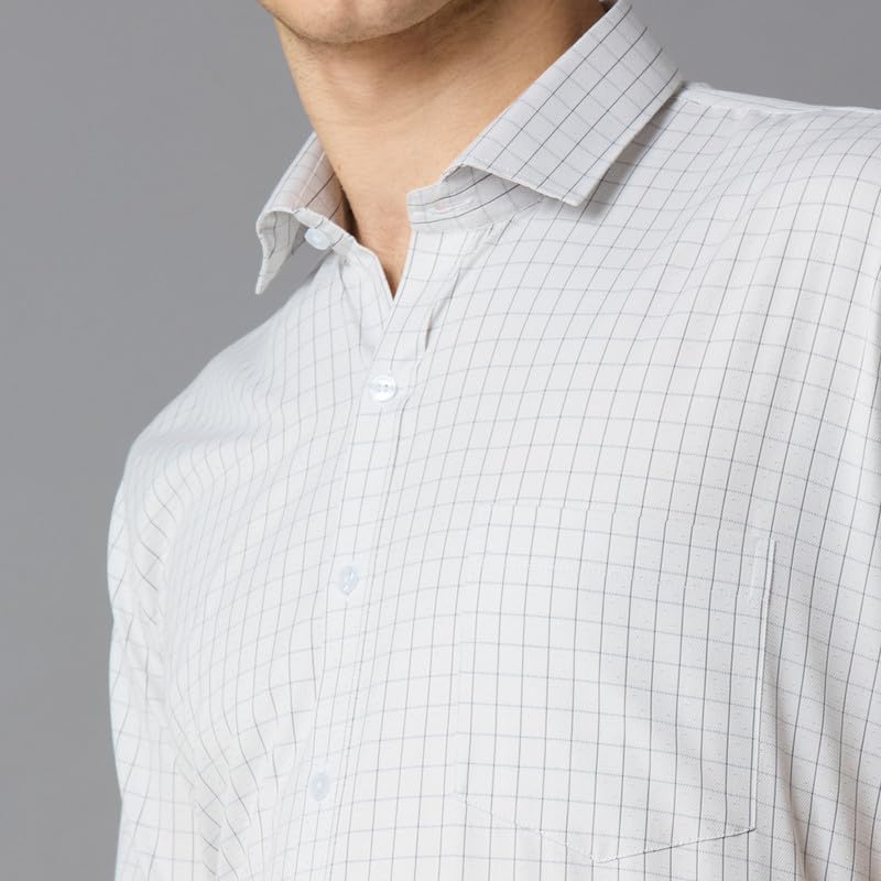 Image of Mark & Albert Men's Half Sleeves Cotton Formal Shirt